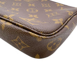ルイ・ヴィトン LOUIS VUITTON ポシェット・アクセソワール M51980 ブラウン　ゴールド金具 モノグラム ユニセックス ハンドバッグ
