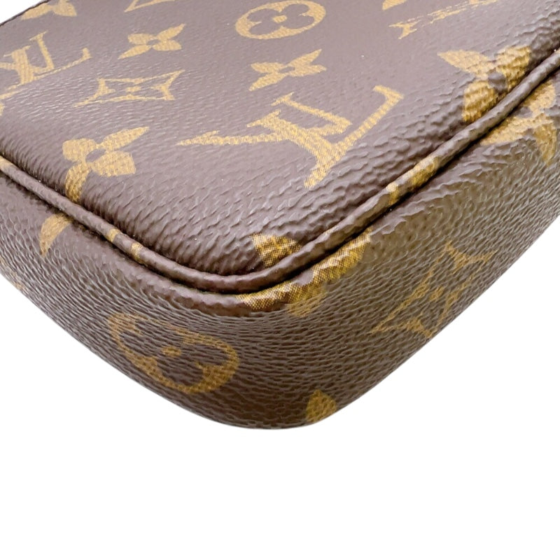 ルイ・ヴィトン LOUIS VUITTON ポシェット・アクセソワール M51980 ブラウン　ゴールド金具 モノグラム ユニセックス ハンドバッグ