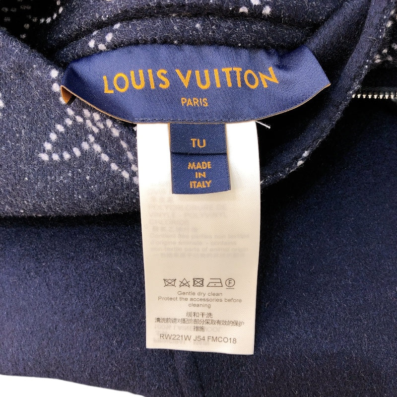 ルイ・ヴィトン LOUIS VUITTON マヒナモノグラムリバーシブルポンチョ FMCO18 ウール ユニセックス ポンチョ