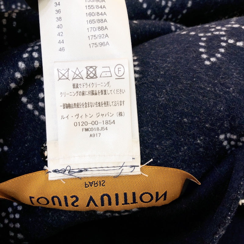 ルイ・ヴィトン LOUIS VUITTON マヒナモノグラムリバーシブルポンチョ FMCO18 ウール ユニセックス ポンチョ