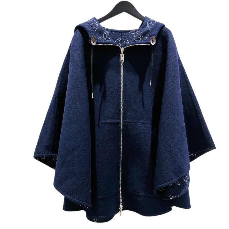 ルイ・ヴィトン LOUIS VUITTON マヒナモノグラムリバーシブルポンチョ FMCO18 ウール ユニセックス ポンチョ