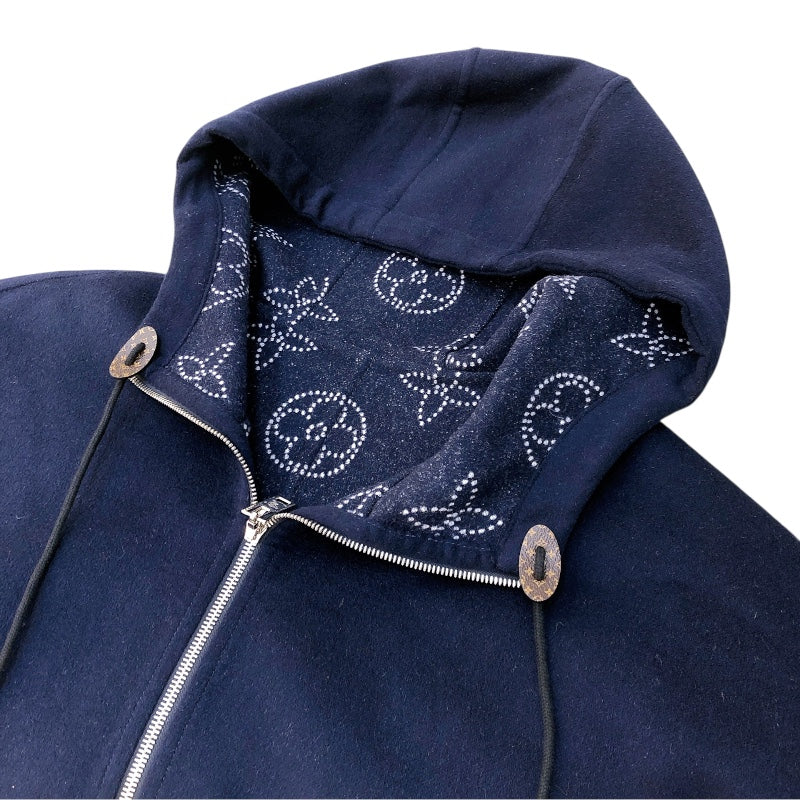 ルイ・ヴィトン LOUIS VUITTON マヒナモノグラムリバーシブルポンチョ FMCO18 ウール ユニセックス ポンチョ