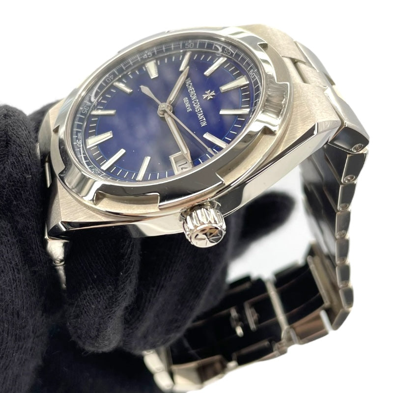 ヴァシュロン・コンスタンタン VACHERON CONSTANTIN オーヴァーシーズ 4500V/110A-B128 ブルー SS メンズ 腕時計