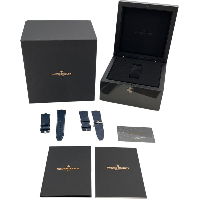 ヴァシュロン・コンスタンタン VACHERON CONSTANTIN オーヴァーシーズ 4500V/110A-B128 ブルー SS メンズ 腕時計