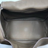 エルメス HERMES リンディ30 D刻 エトゥープ トリヨン レディース ハンドバッグ