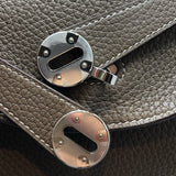 エルメス HERMES リンディ30 D刻 エトゥープ トリヨン レディース ハンドバッグ