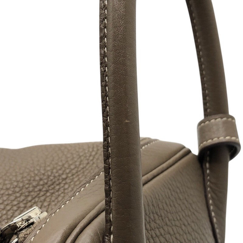 エルメス HERMES リンディ30 D刻 エトゥープ トリヨン レディース ハンドバッグ