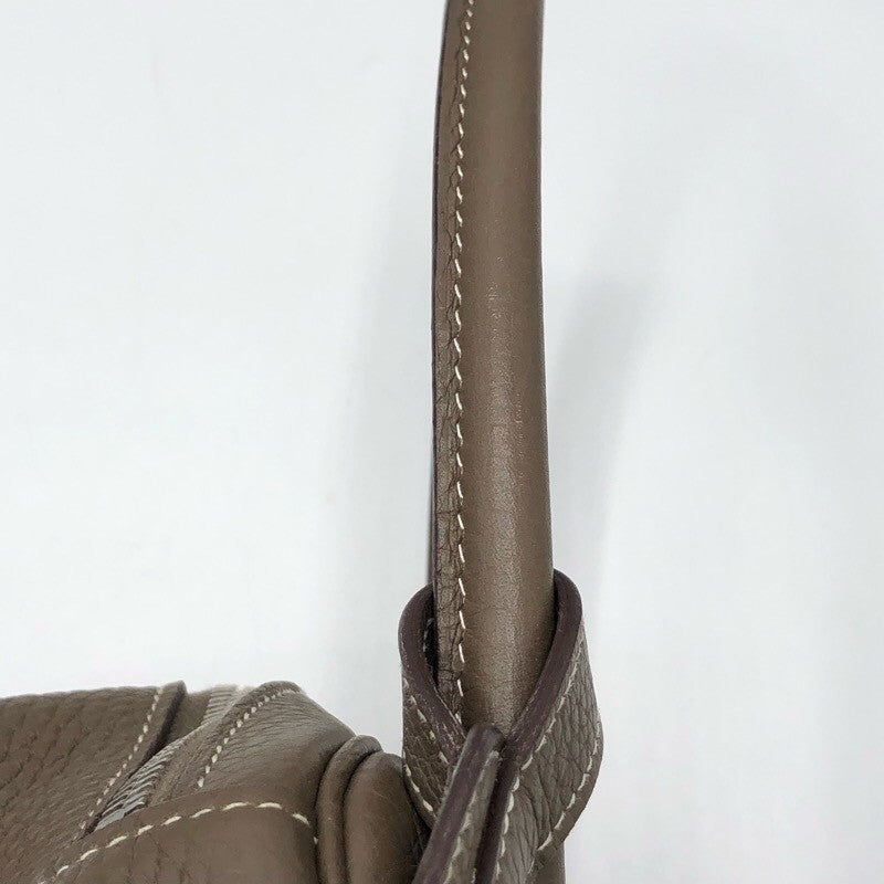 エルメス HERMES リンディ30 D刻 エトゥープ トリヨン レディース ハンドバッグ