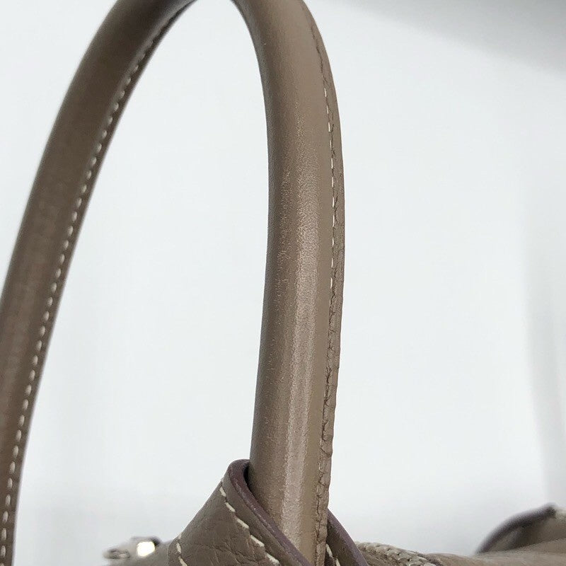 エルメス HERMES リンディ30 D刻 エトゥープ トリヨン レディース ハンドバッグ