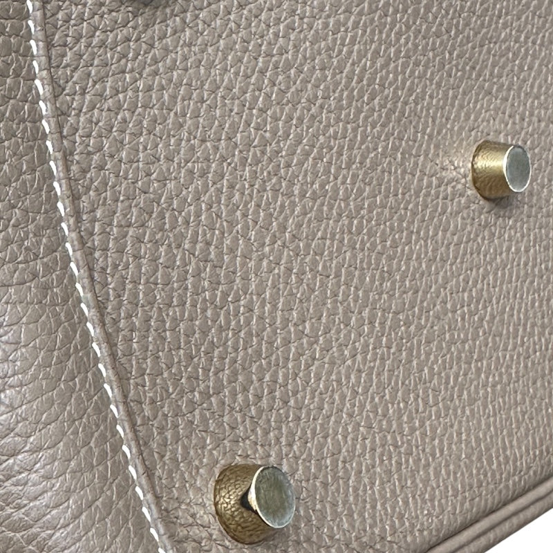 エルメス HERMES リンディ26 C刻印(2018年) エトゥープ/GD金具 トリヨン レディース ハンドバッグ