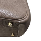 エルメス HERMES リンディ26 C刻印(2018年) エトゥープ/GD金具 トリヨン レディース ハンドバッグ
