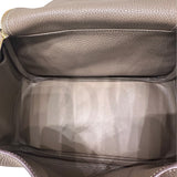 エルメス HERMES リンディ26 C刻印(2018年) エトゥープ/GD金具 トリヨン レディース ハンドバッグ