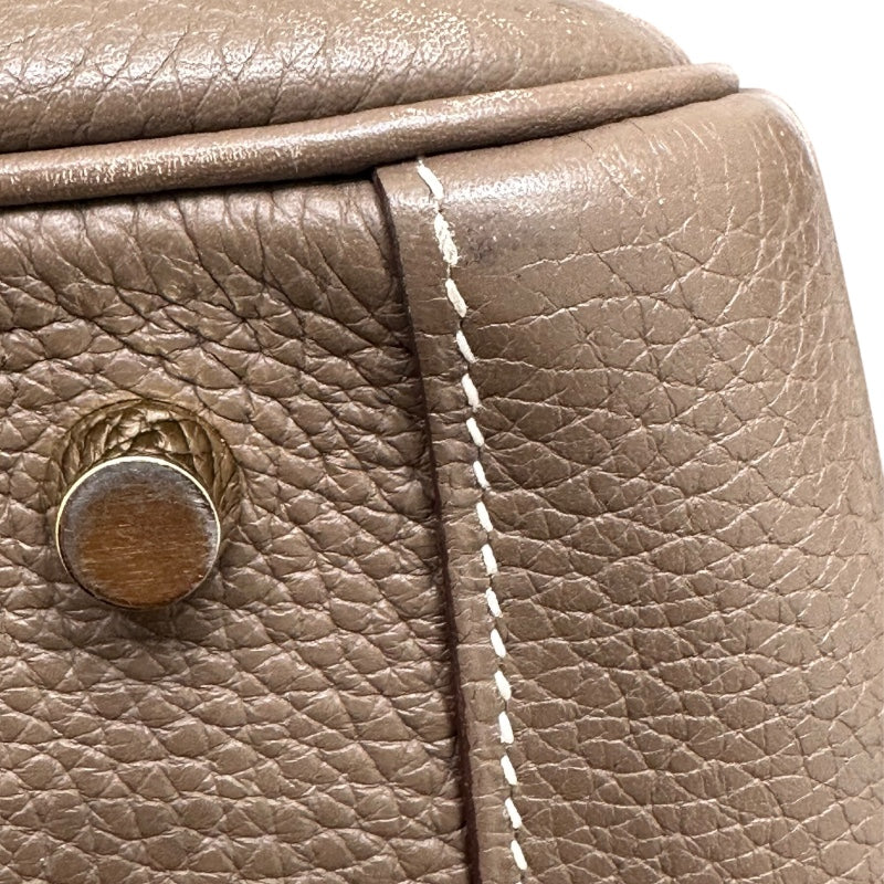エルメス HERMES リンディ26 C刻印(2018年) エトゥープ/GD金具 トリヨン レディース ハンドバッグ