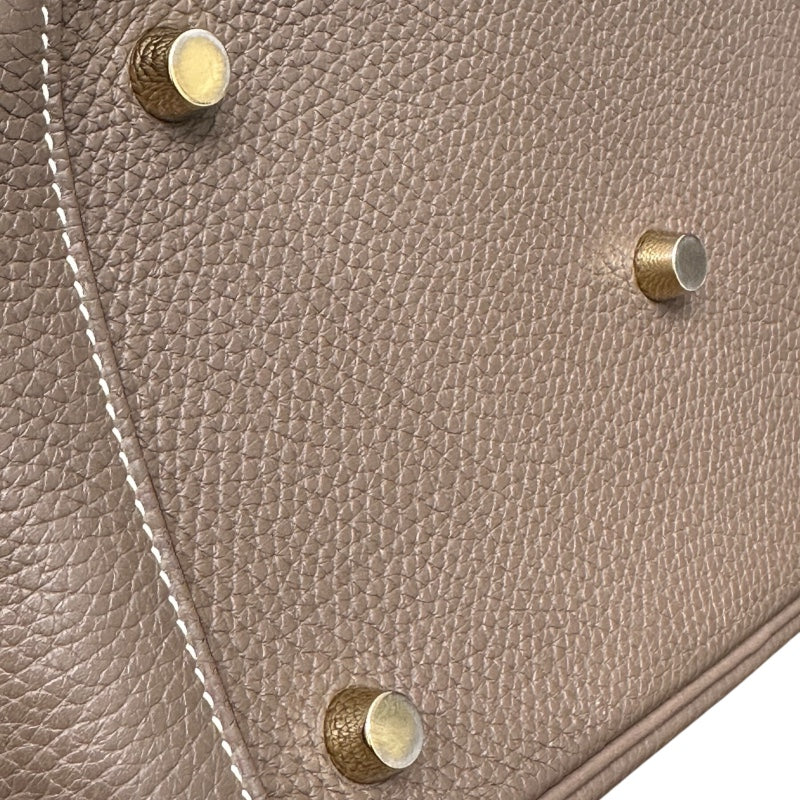 エルメス HERMES リンディ26 C刻印(2018年) エトゥープ/GD金具 トリヨン レディース ハンドバッグ