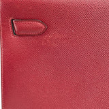 エルメス HERMES ケリー32 内縫い 〇 ルージュアッシュ GD金具 クシュベル レディース ハンドバッグ