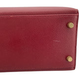 エルメス HERMES ケリー32 内縫い 〇 ルージュアッシュ GD金具 クシュベル レディース ハンドバッグ