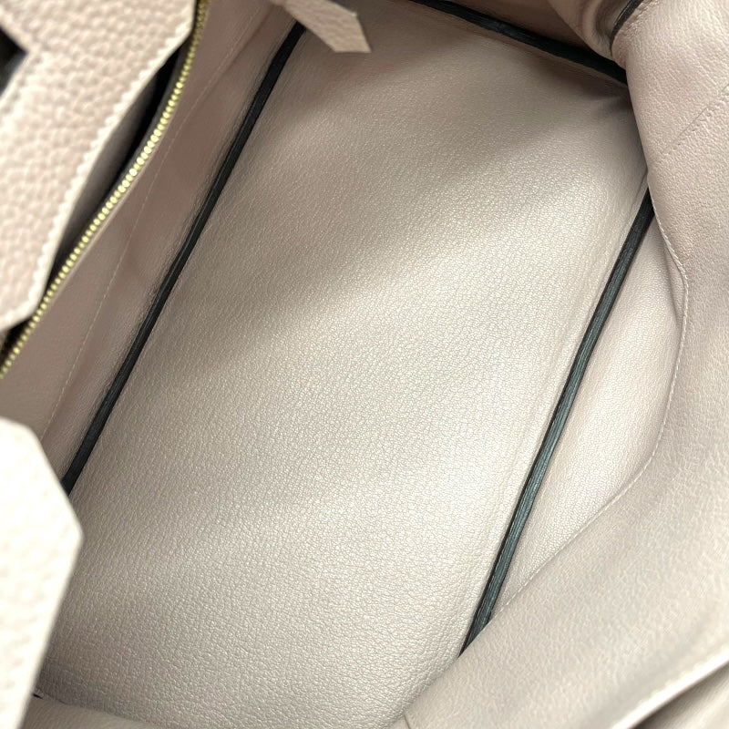 エルメス HERMES バーキン35 T刻印 グリシーヌ ゴールド金具 トリヨン レディース ハンドバッグ