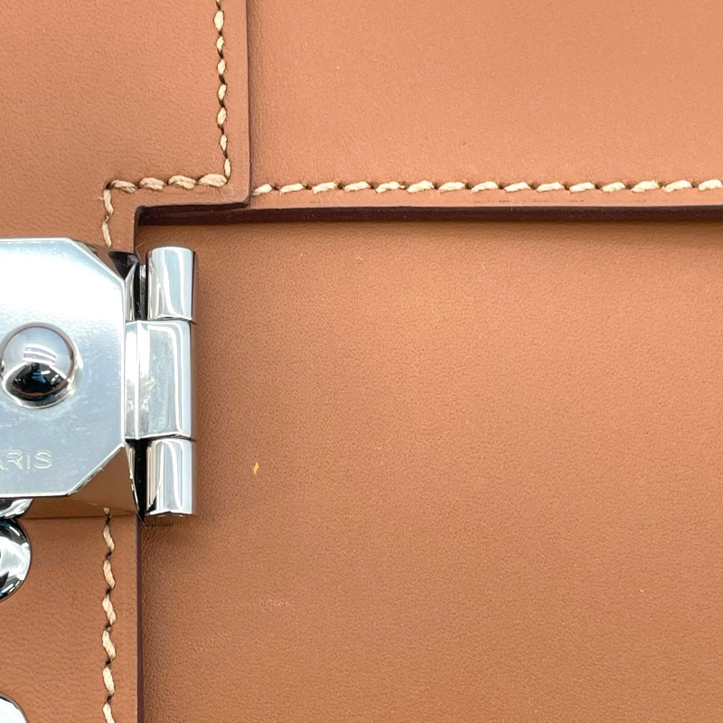 エルメス HERMES サックアデベッシュ □P刻 ゴールド SV金具 ヴォーソンブレロ メンズ ビジネスバッグ