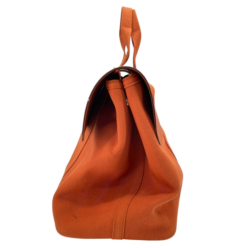 エルメス HERMES ヴァルパラインMM □J刻 ポティロン SV金具 トワル ユニセックス トートバッグ