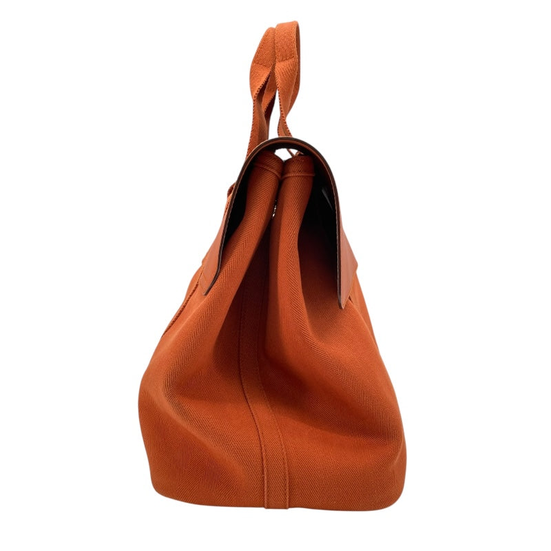 エルメス HERMES ヴァルパラインMM □J刻 ポティロン SV金具 トワル ユニセックス トートバッグ