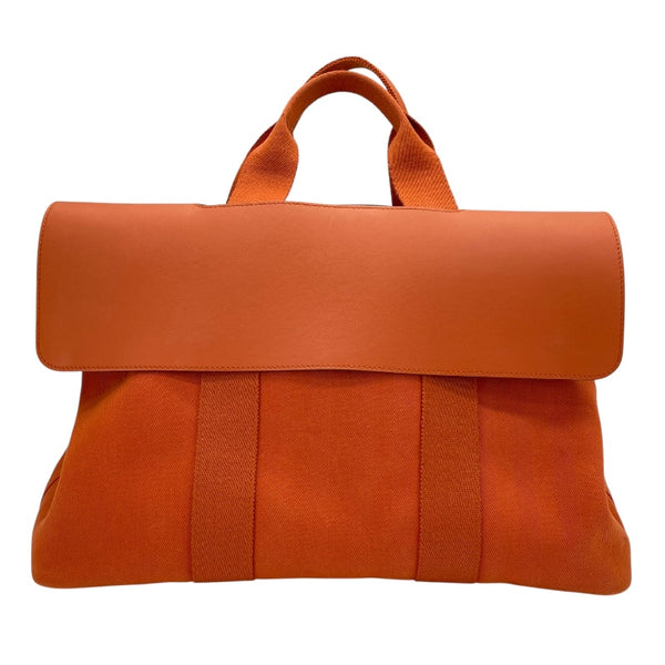 エルメス HERMES ヴァルパラインMM □J刻 ポティロン SV金具 トワル ユニセックス トートバッグ