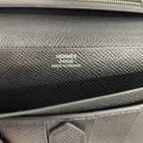 エルメス HERMES ベアンスフレ Y SN008 FF ブラック エプソン メンズ 長財布