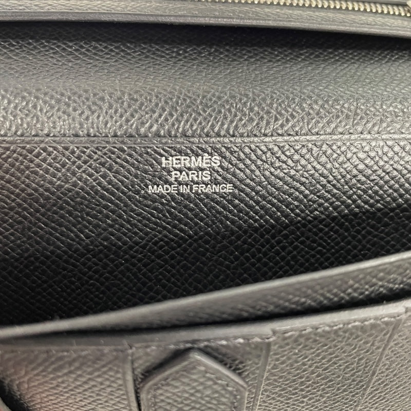 エルメス HERMES ベアンスフレ Y SN008 FF ブラック エプソン メンズ 長財布