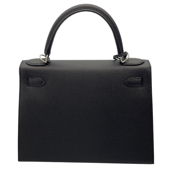 エルメス HERMES ケリー28 外縫い A刻印 ブラック SV金具 エプソン レディース ショルダーバッグ