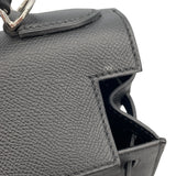 エルメス HERMES ケリー28 外縫い A刻印 ブラック SV金具 エプソン レディース ショルダーバッグ