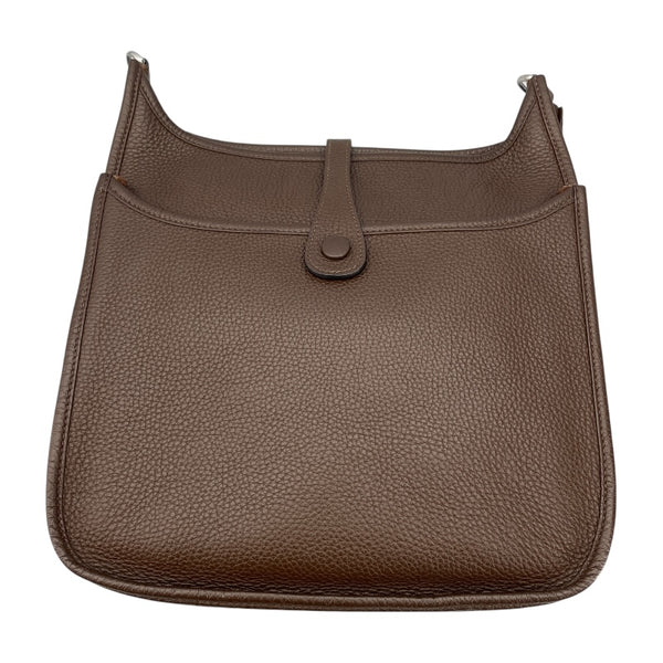 エルメス HERMES エヴリン3 PM □O刻印 カカオ SV金具 トリヨン ユニセックス ショルダーバッグ