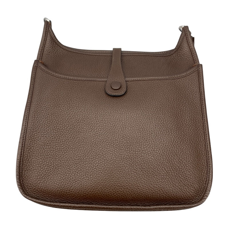 エルメス HERMES エヴリン3 PM □O刻印 カカオ SV金具 トリヨン ユニセックス ショルダーバッグ