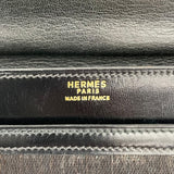 エルメス HERMES アニー 〇H刻 ブラック GD金具 ホースヘアー レディース ショルダーバッグ