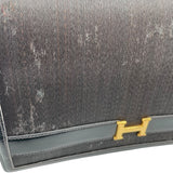 エルメス HERMES アニー 〇H刻 ブラック GD金具 ホースヘアー レディース ショルダーバッグ