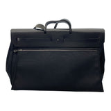 エルメス HERMES エールジップバッグキャビン50 D刻印　(2019年製) ブラック シルバー金具 トワル・ハンター メンズ ショルダーバッグ