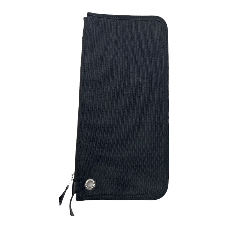 エルメス HERMES エールジップバッグキャビン50 D刻印　(2019年製) ブラック シルバー金具 トワル・ハンター メンズ ショルダーバッグ