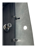 エルメス HERMES エールジップバッグキャビン50 D刻印　(2019年製) ブラック シルバー金具 トワル・ハンター メンズ ショルダーバッグ