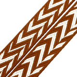 エルメス HERMES ショルダーストラップ ジグザグ ブラウン SV金具 トワル ユニセックス ショルダーストラップ