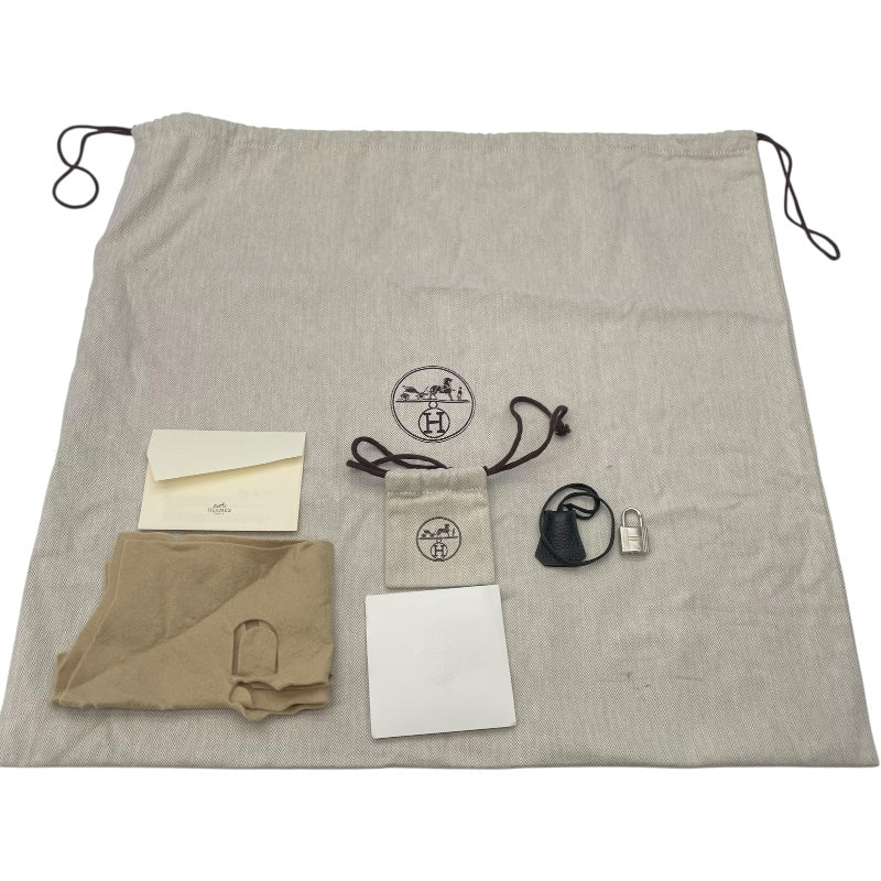 エルメス HERMES バーキン40 C刻印 ブラック/SV金具 トゴ メンズ ハンドバッグ