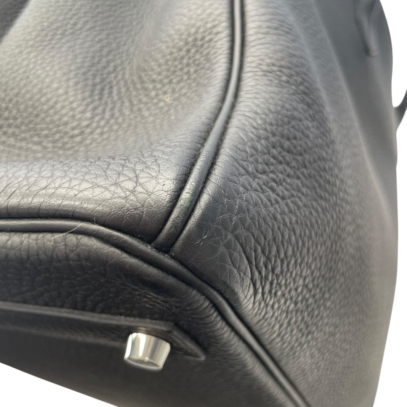 エルメス HERMES バーキン40 C刻印 ブラック/SV金具 トゴ メンズ ハンドバッグ