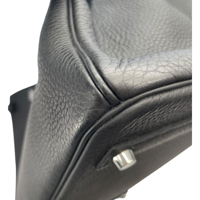エルメス HERMES バーキン40 C刻印 ブラック/SV金具 トゴ メンズ ハンドバッグ
