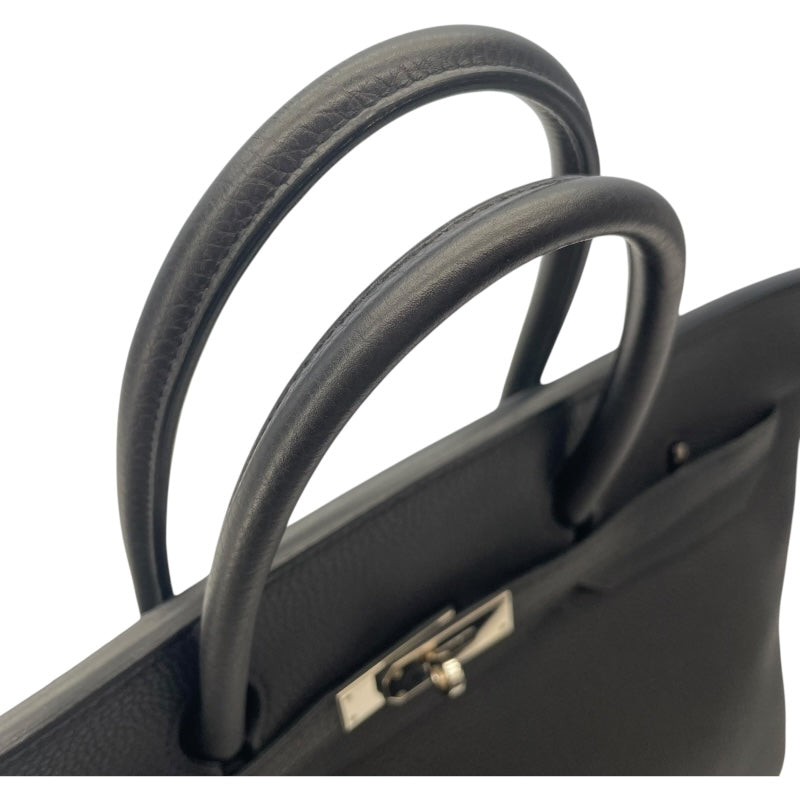 エルメス HERMES バーキン40 C刻印 ブラック/SV金具 トゴ メンズ ハンドバッグ