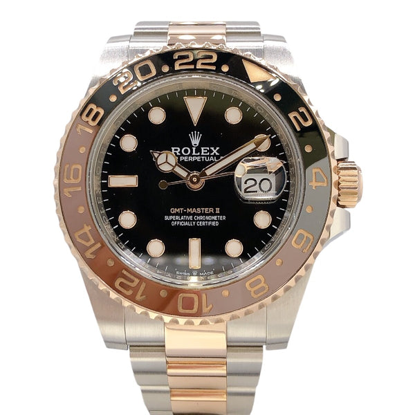 ロレックス ROLEX GMTマスター2 126711CHNR PG/SS メンズ 腕時計