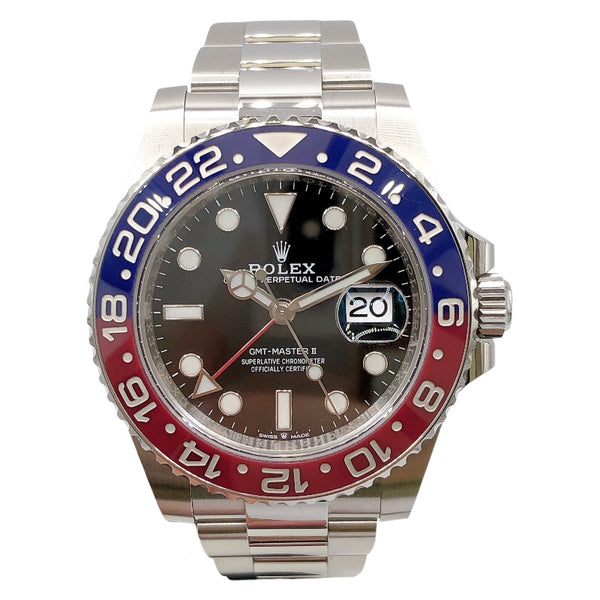ロレックス ROLEX GMTマスター2 126710BLRO PG/SS メンズ 腕時計