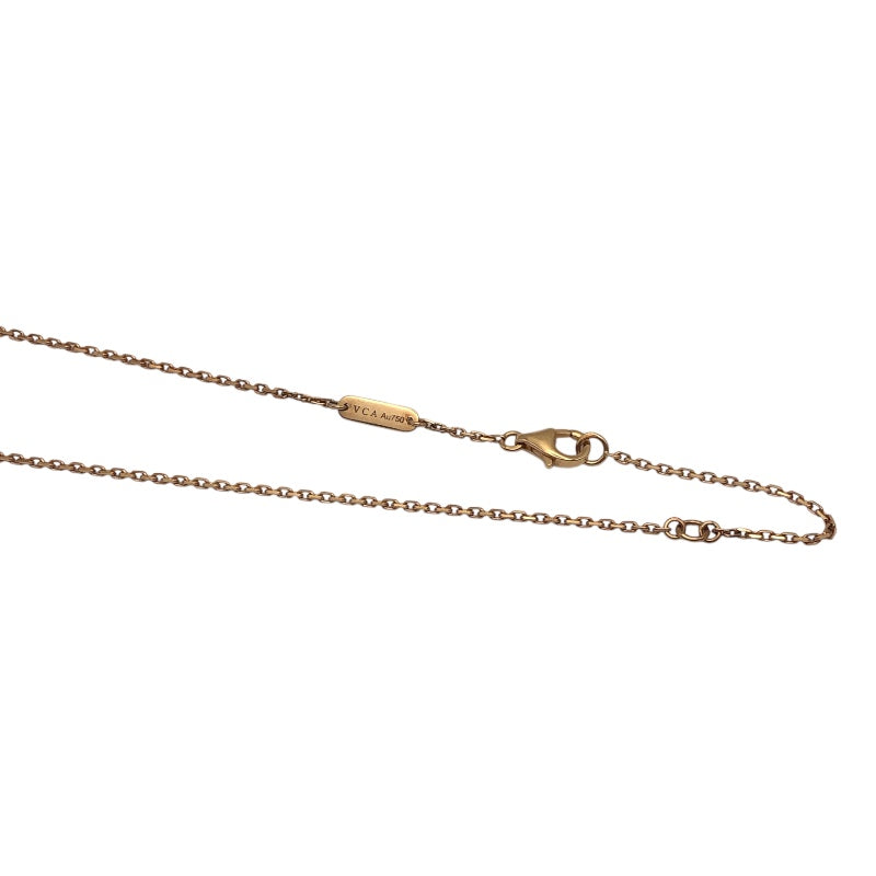 ヴァンクリーフ＆アーペル Van Cleef & Arpels ヴィンテージアルハンブラネックレス イエローゴールド K18YG オニキス ジュエリー