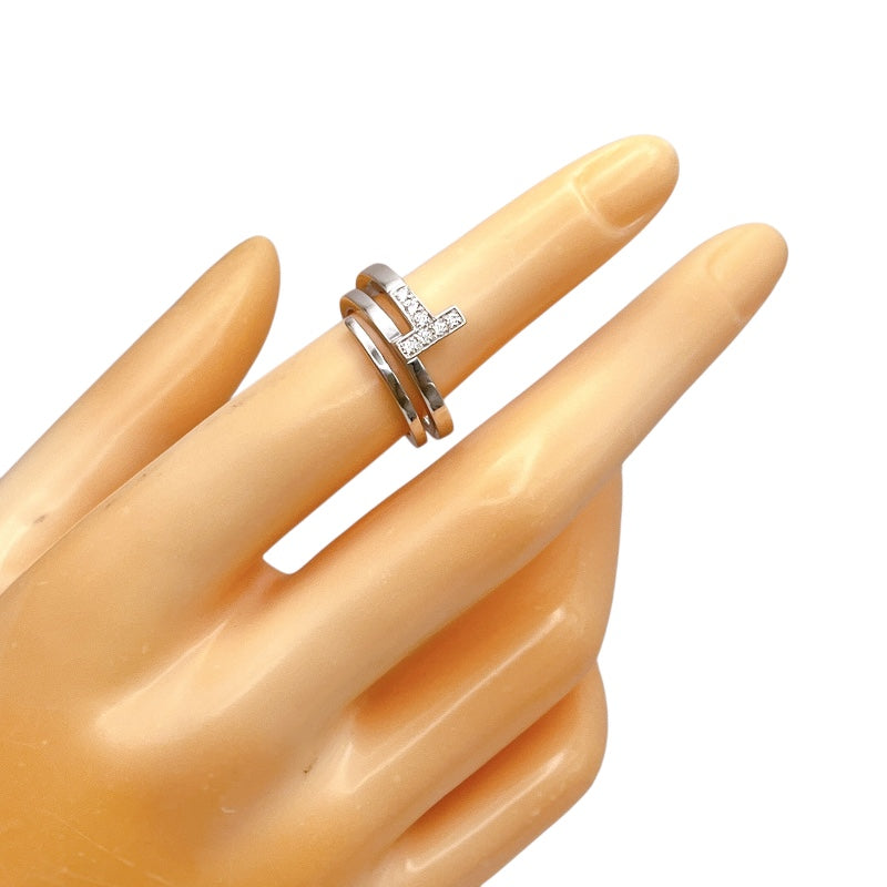ティファニー TIFFANY＆CO Tスクエアラップダイヤリング ホワイトゴールド ホワイトゴールド/ダイヤモンド ダイヤモンド　 ジュエリー