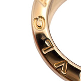 ブルガリ BVLGARI ビーゼロワンリング2バンド ピンクゴールド K18ピンクゴールド 750PG/セラミック ジュエリー