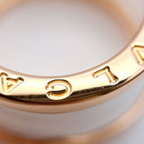 ブルガリ BVLGARI ビーゼロワンリング4バンド(M) ピンクゴールド K18ゴールド 750PG/セラミック ジュエリー