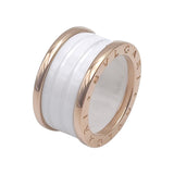 ブルガリ BVLGARI ビーゼロワンリング4バンド(M) ピンクゴールド K18ゴールド 750PG/セラミック ジュエリー