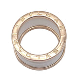 ブルガリ BVLGARI ビーゼロワンリング4バンド(M) ピンクゴールド K18ゴールド 750PG/セラミック ジュエリー