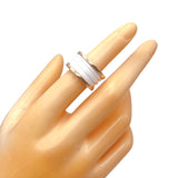 ブルガリ BVLGARI ビーゼロワンリング4バンド(M) ピンクゴールド K18ゴールド 750PG/セラミック ジュエリー